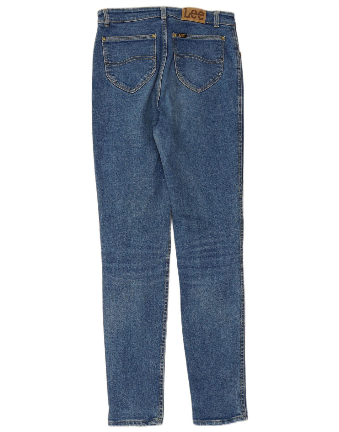 Damskie jeansy skinny z wysokim stanem LEE W32 L31, niebieska bawełna