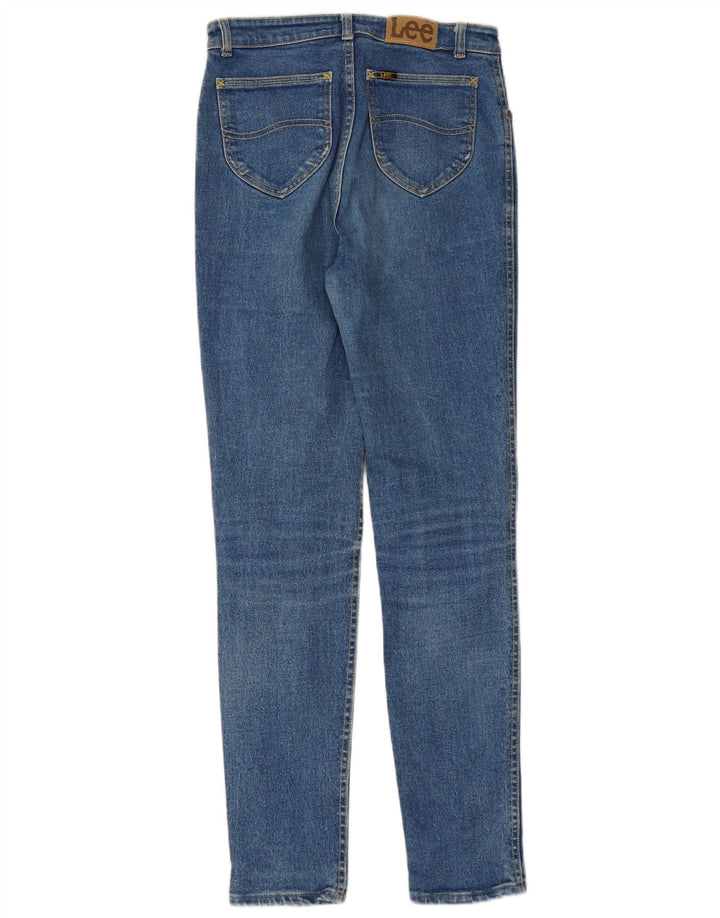 Damskie jeansy skinny z wysokim stanem LEE W32 L31, niebieska bawełna