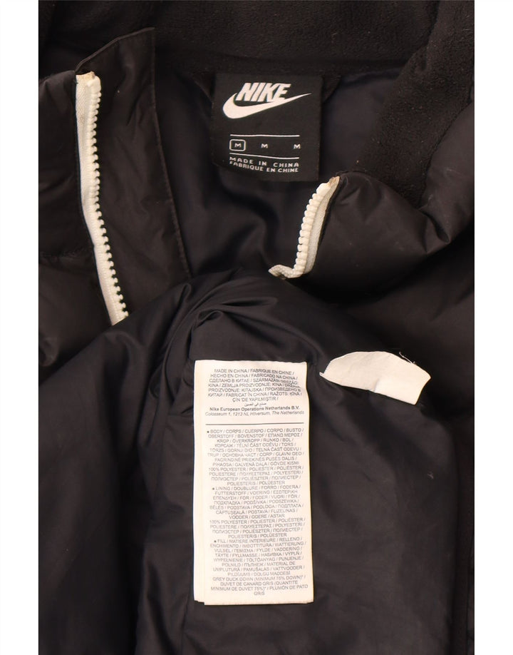 Męska wyściełana kamizelka Nike UK 38, średni czarny poliester
