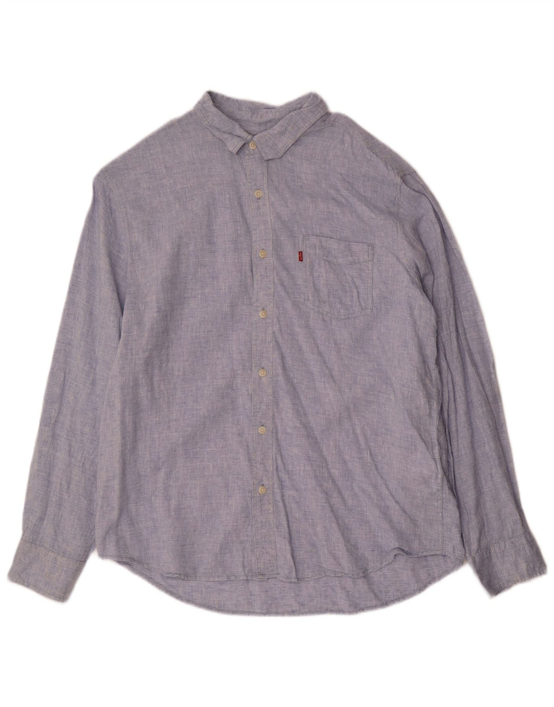 Koszula męska Levi's Standard, duża, niebieska, lniana