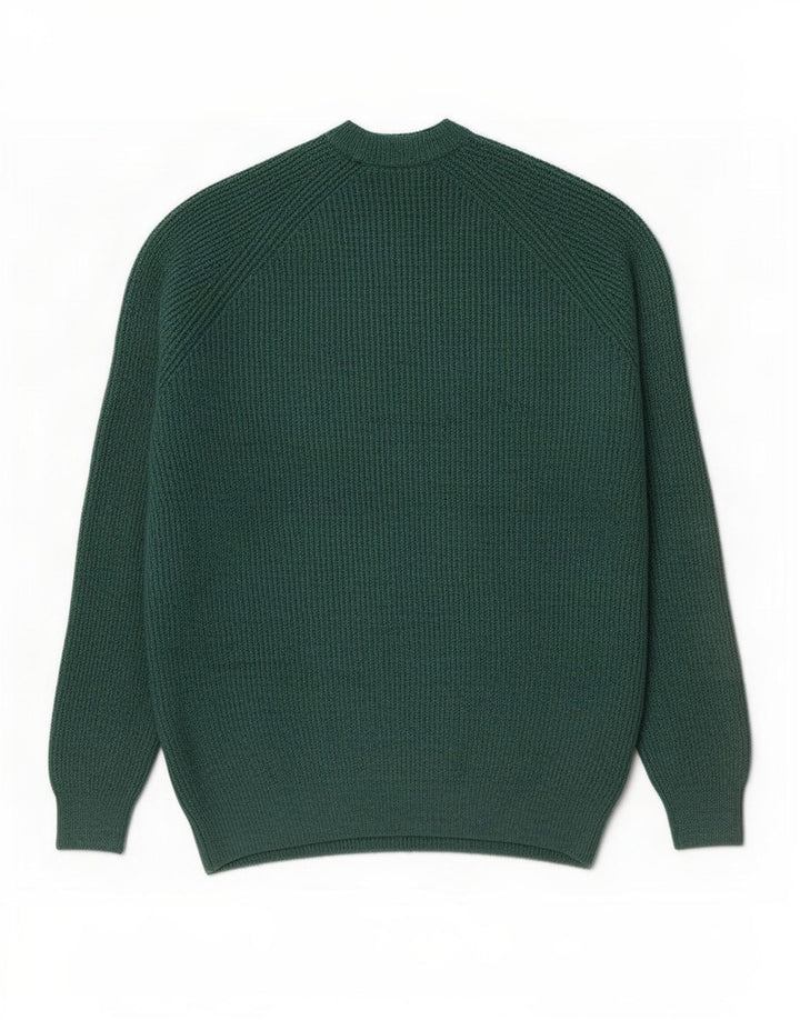 Marks & Spencer Męski sweter z okrągłym dekoltem XL, zielony poliamid