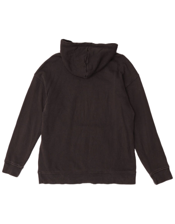 Damska bluza z kapturem Adidas Graphic UK 16, duża, czarna bawełna