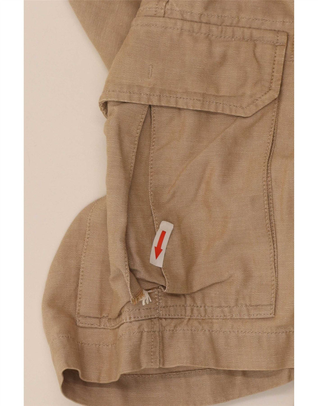 Męskie spodenki cargo Massimo Dutti EU 38 Small W30 Beżowa bawełna