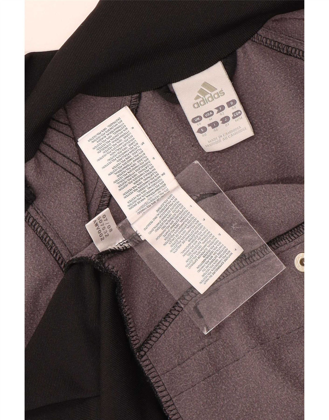 Damska bluza dresowa Adidas UK 14 Średnia czarna poliamid