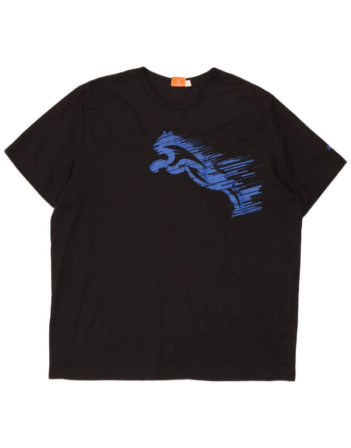 Męski T-shirt z grafiką PUMA, XL, czarny