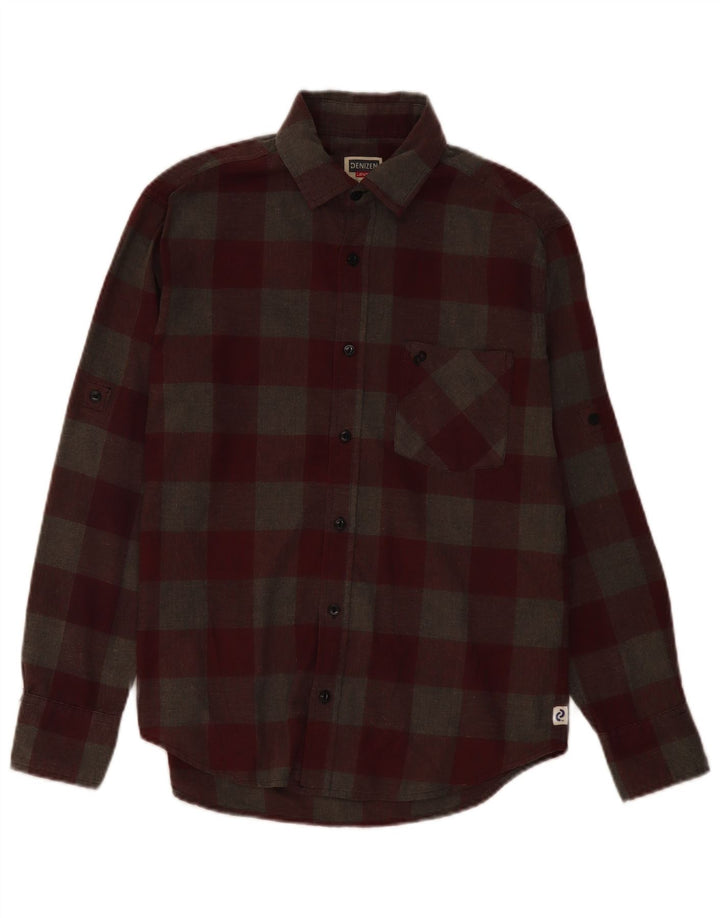 Męska koszula flanelowa Levi's Denizen, mała, szara kratka