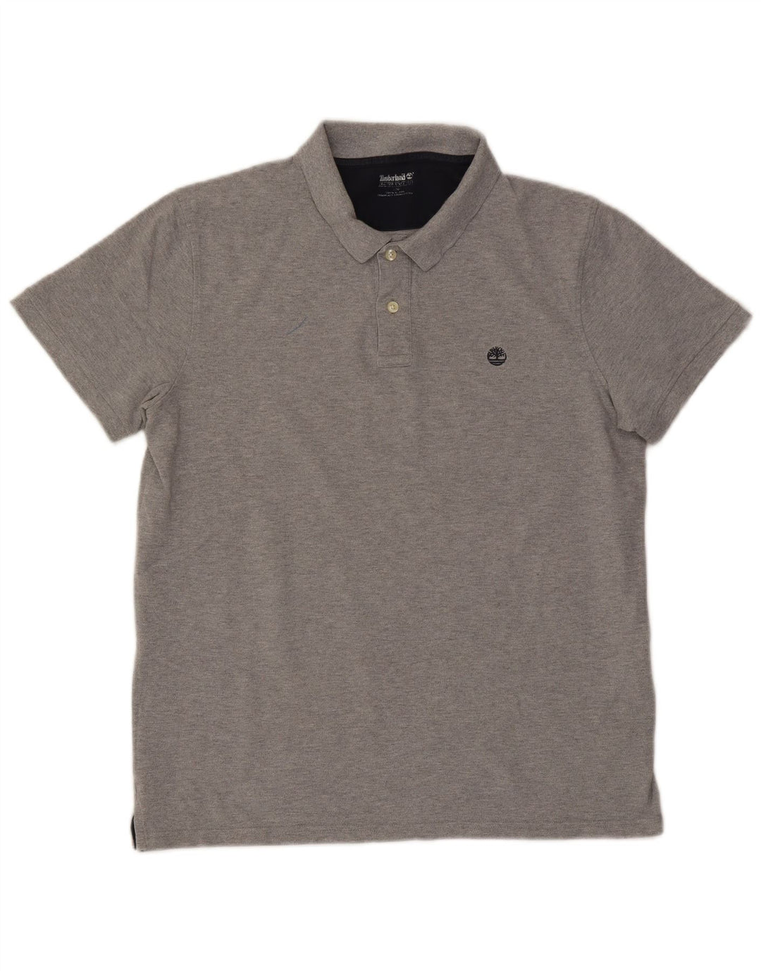 Męska koszulka polo Timberland, duża, szara, bawełniana