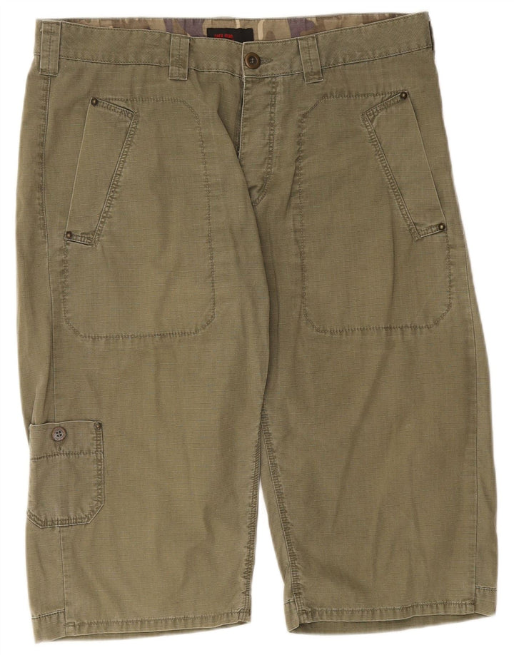 Męskie spodenki cargo ZARA EU 46 XL W36, bawełna khaki
