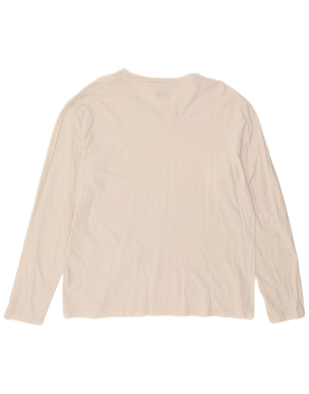 Męski top Levi's z długim rękawem XL, biała bawełna