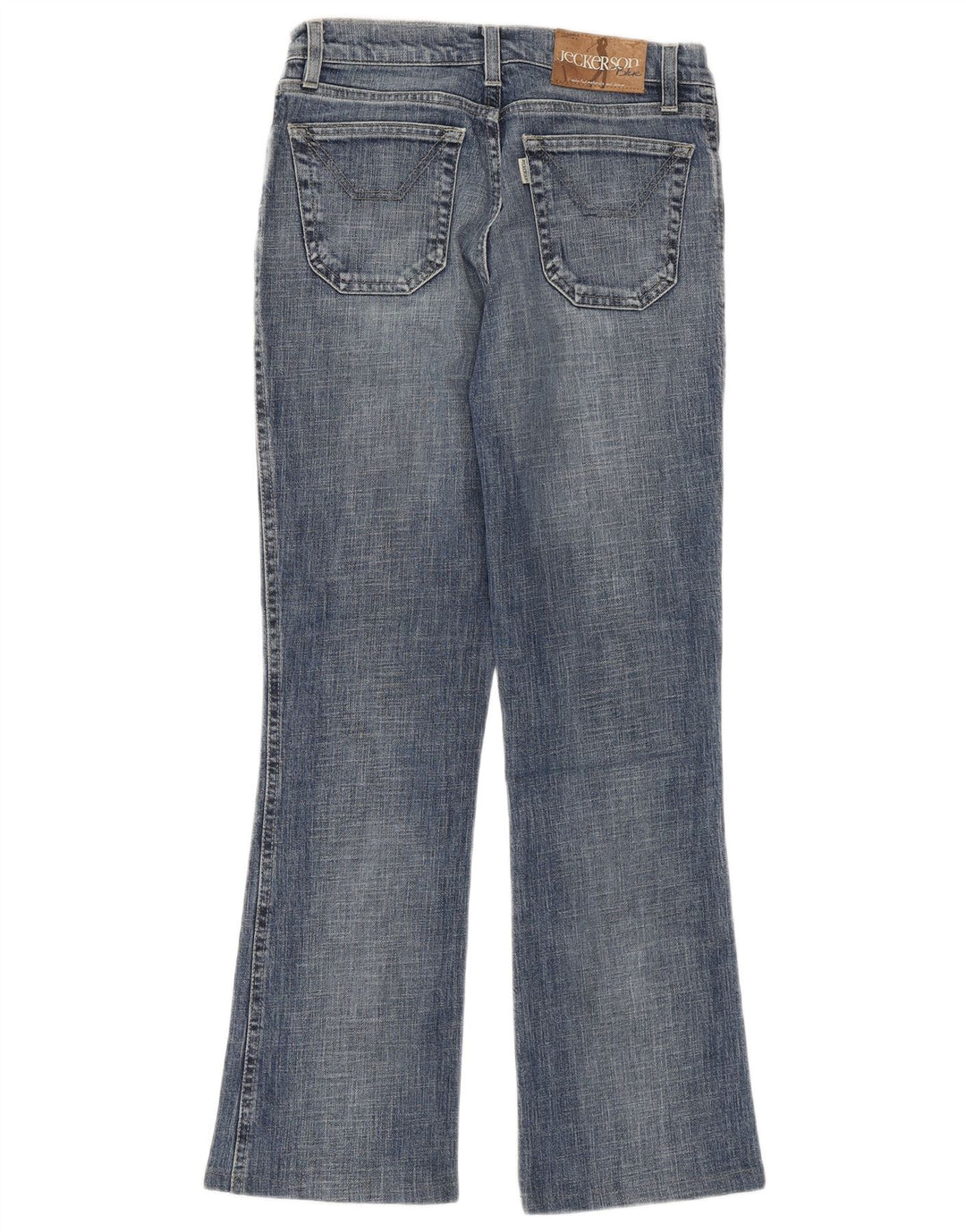 Jeckerson Damskie jeansy rozkloszowane W27 L29 Niebieskie bawełniane