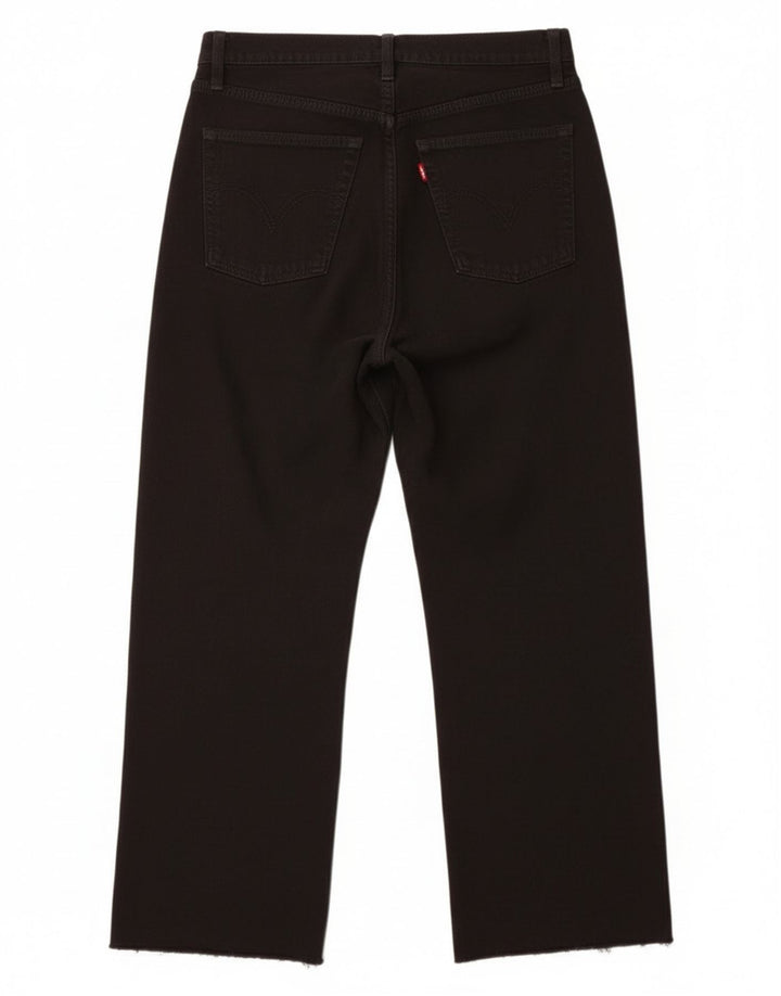 Damskie jeansy Levi's Ribcage Cropped W28 L24 Czarne