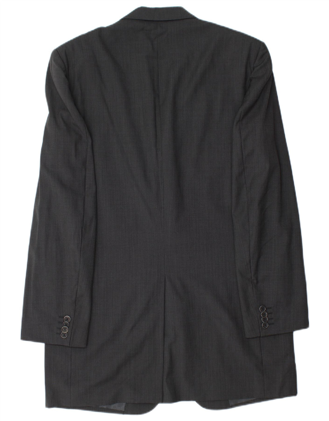 Carlo Pignatelli Męska marynarka zapinana na 3 guziki IT 50 Duża szara dziewicza wełna