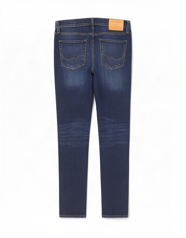 Jack & Jones Mens Liam Skinny Jeans W32 L32 Blue Cotton