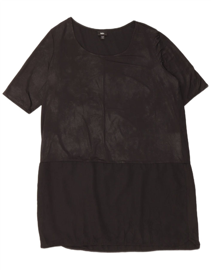 Damska sukienka typu shift MOSSIMO UK 20 2XL Czarny poliester