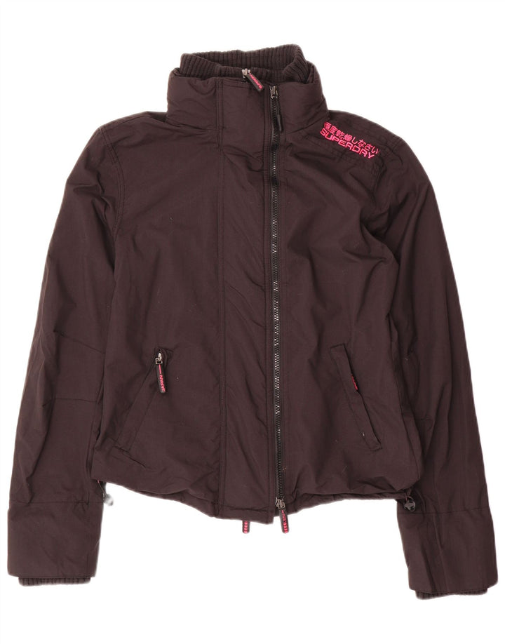 Damska wiatrówka Superdry Graphic UK 12 Medium Black