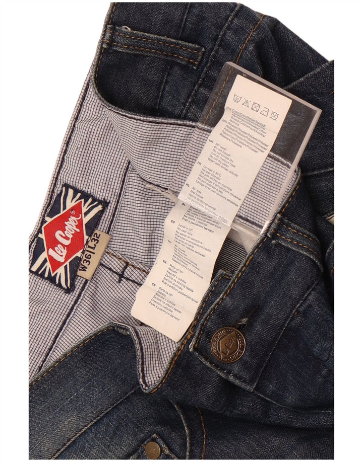 Męskie proste dżinsy Lee Cooper W36 L32, niebieskie, bawełniane