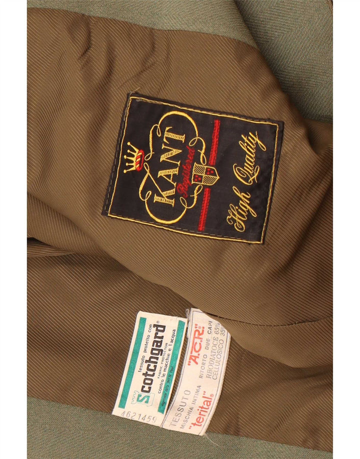 Płaszcz męski Vintage UK 36 Small Green Terital Classic