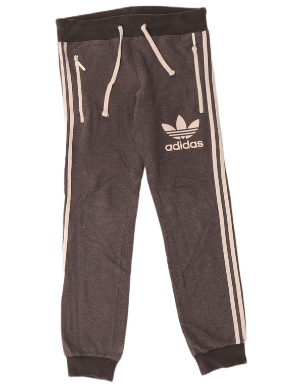 Damskie spodnie dresowe Adidas Graphic Joggers UK 10 Small Grey Flecked