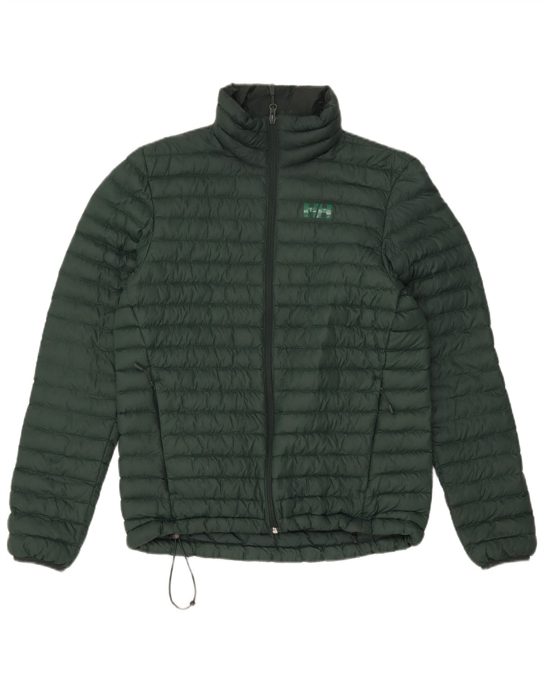 HELLY HANSEN Męska wyściełana kurtka o swobodnym kroju UK 36 Small, zielony poliamid
