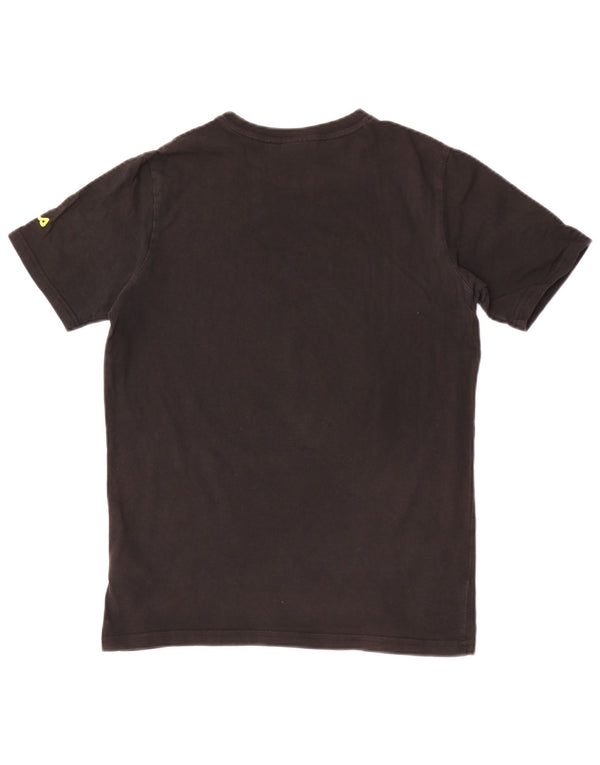 Chłopięcy T-shirt z grafiką Fila, 15-16 lat, czarna bawełna