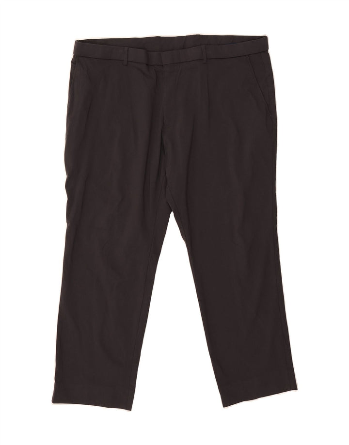 TOMMY HILFIGER Mens Slim Suit Trousers W40 L27 Grey Rayon Vintage Tommy Hilfiger and Second-Hand Tommy Hilfiger from Messina Hembry 