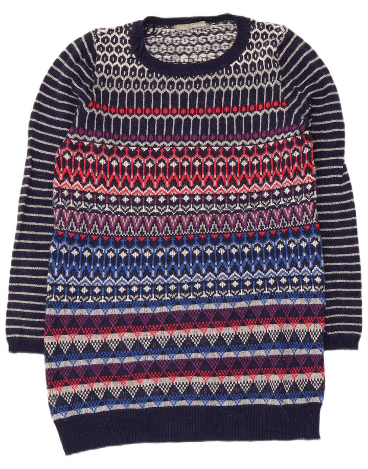 Sweter damski Marks & Spencer z okrągłym dekoltem, UK 12, średni, wielokolorowy