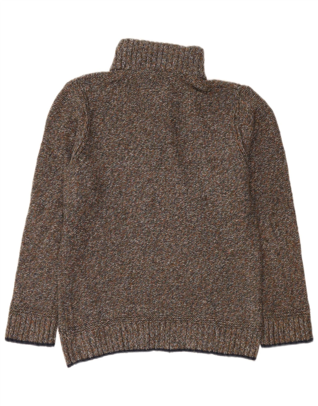 Męski sweter zapinany na guziki Fat Face, mały, zielony, z bawełny w plamki