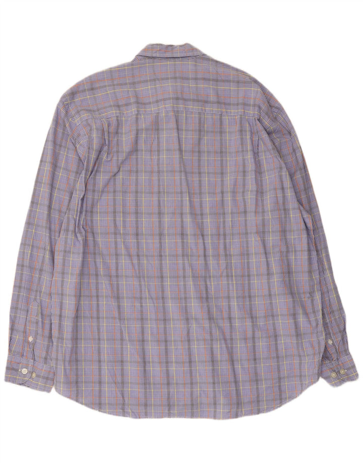 Koszula męska Eddie Bauer XL, bawełniana w niebieską kratkę
