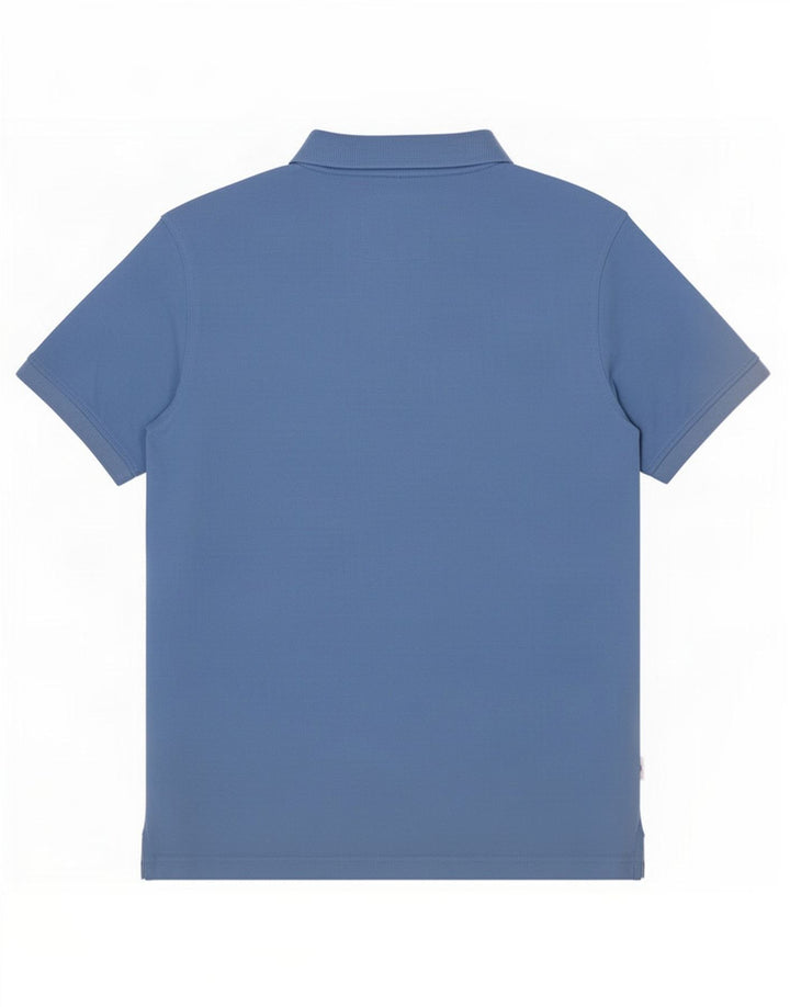 Męska koszulka polo Crew Clothing w kolorze średnioniebieskim