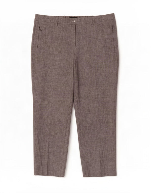 Marks & Spencer Damskie proste spodnie codzienne UK 18 XL W36 L28 Szare