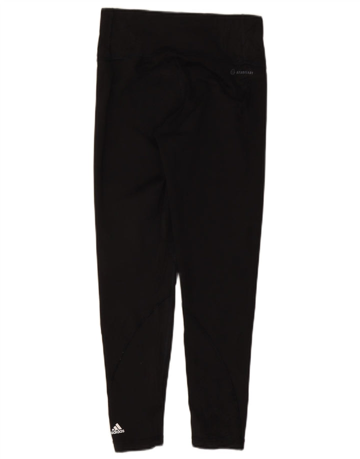 Damskie legginsy Adidas Aeroready UK 12/14, średnie czarne