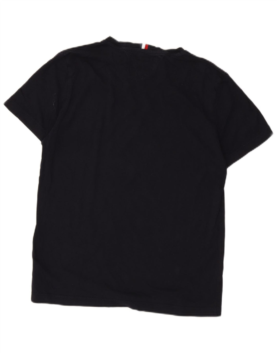 Męska koszulka z grafiką Tommy Hilfiger Top, średnia, granatowa bawełna