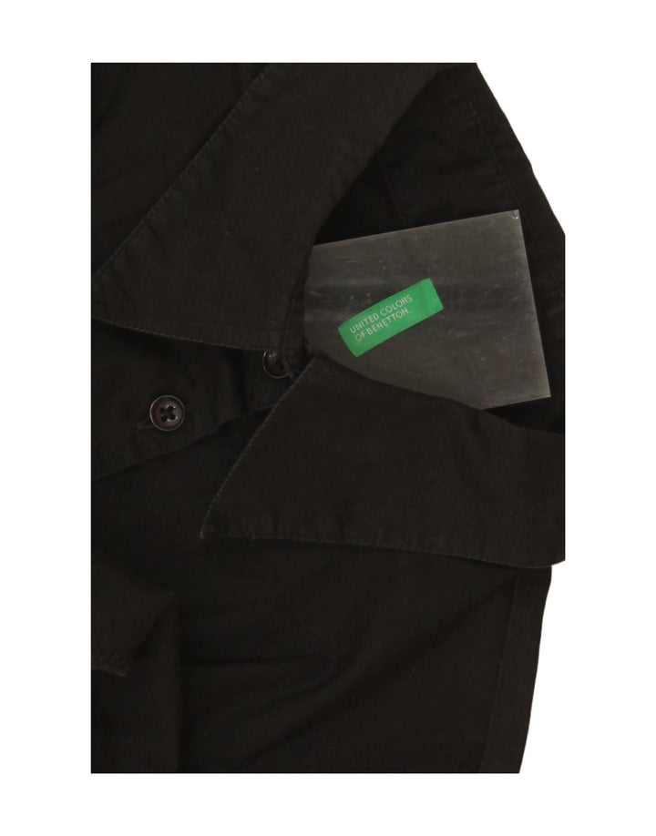 Body damskie z długim rękawem Benetton UK 12 Medium Black