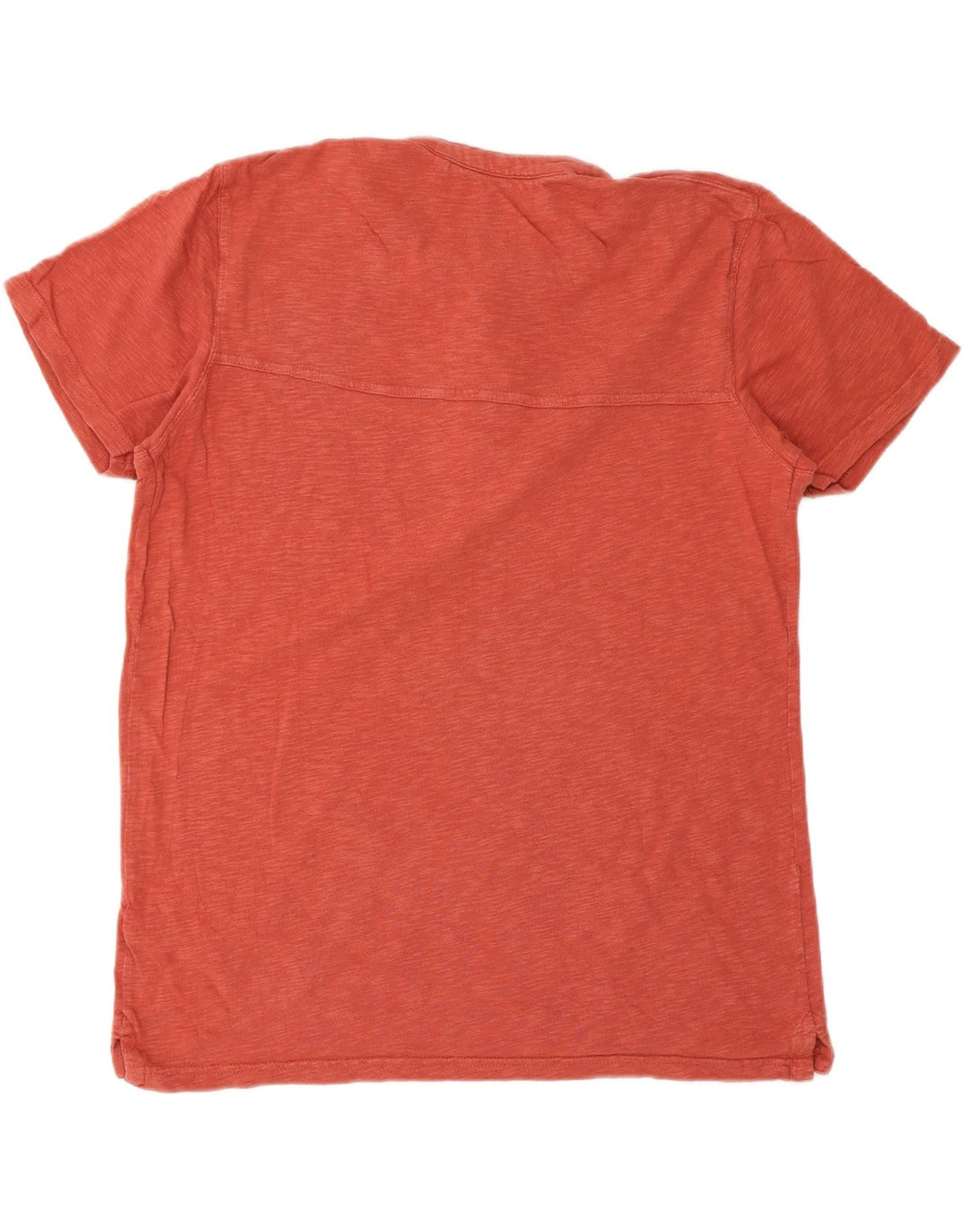 T-shirt męski Fat Face, mały, czerwony, bawełniany