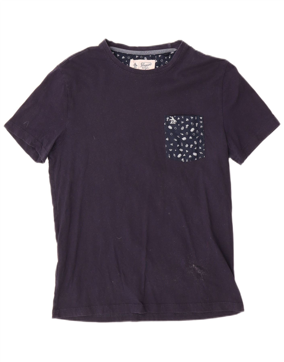 T-shirt męski Penguin Top, średni, granatowy, bawełniany