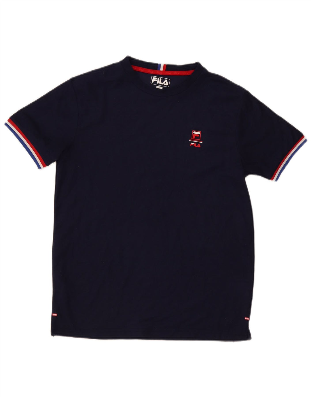 T-shirt męski Fila Top, mały, granatowy, poliester