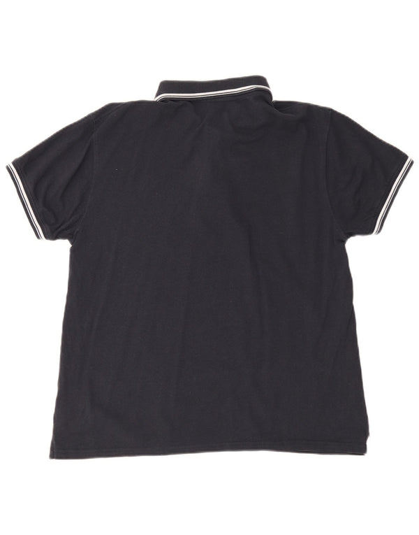 Męska koszulka polo Sergio Tacchini, średnia, granatowa, bawełniana