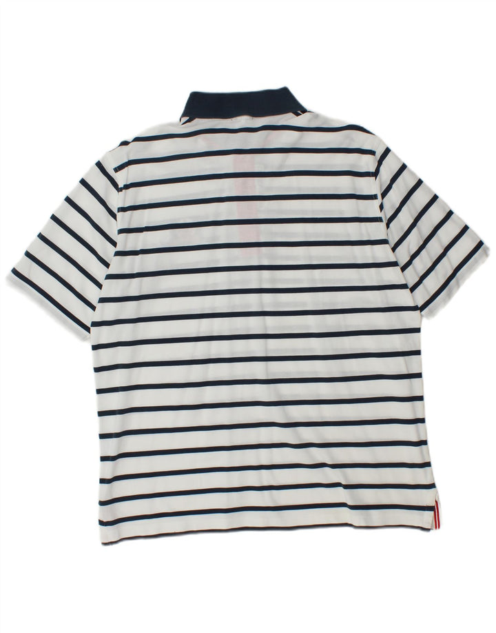 Męska koszulka polo do rugby Amerigo Vespucci w duże białe paski