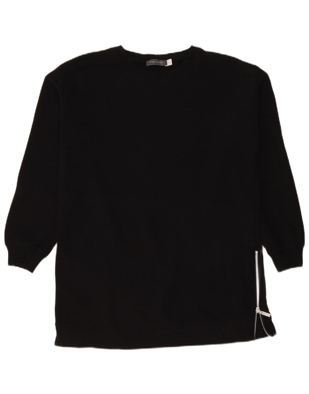 Damska bluza oversize MINT VELVET o długim kroju UK 10, mała czarna