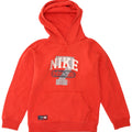 Chłopięcy sweter z kapturem Nike z grafiką 10-11 lat, średni czerwony, bawełniany