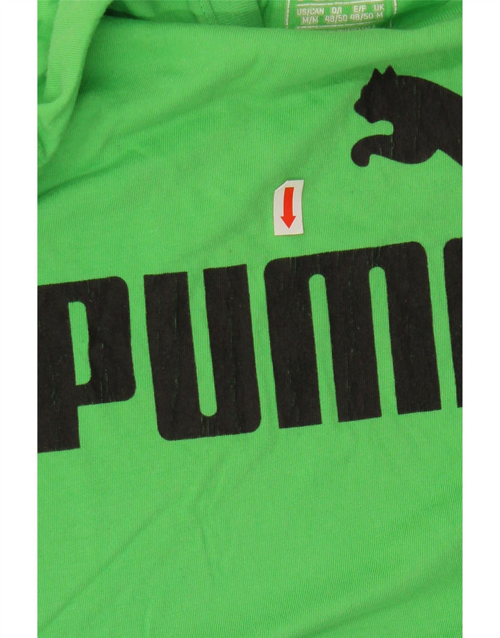 Męski T-shirt Puma z grafiką, średni zielony
