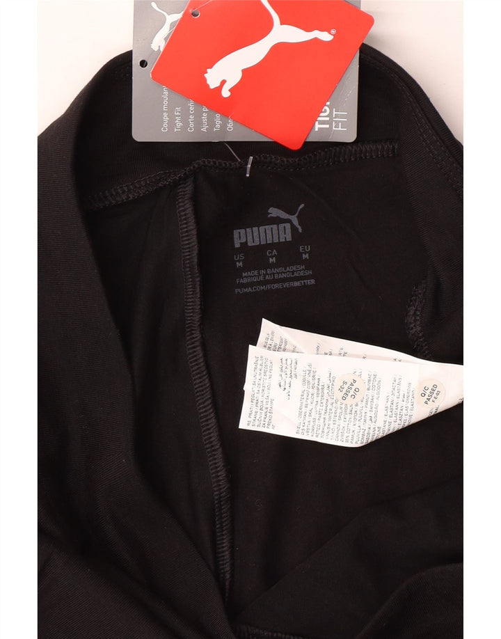 Damskie legginsy z grafiką PUMA UK 12, średnie czarne, bawełniane
