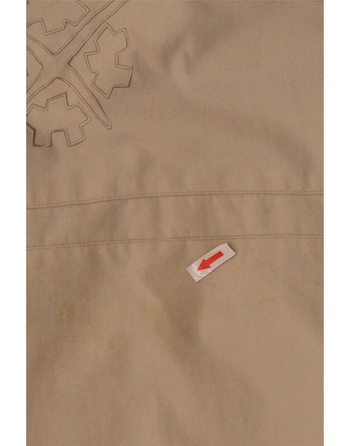 Exxtasy Męska kurtka wiatrówka o luźnym kroju UK 36 Small Beige Nylon