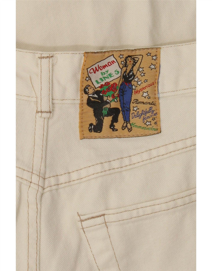 VINTAGE Womens Tapered Jeans W28 L31 White Vintage Vintage and Second-Hand Vintage from Messina Hembry 
