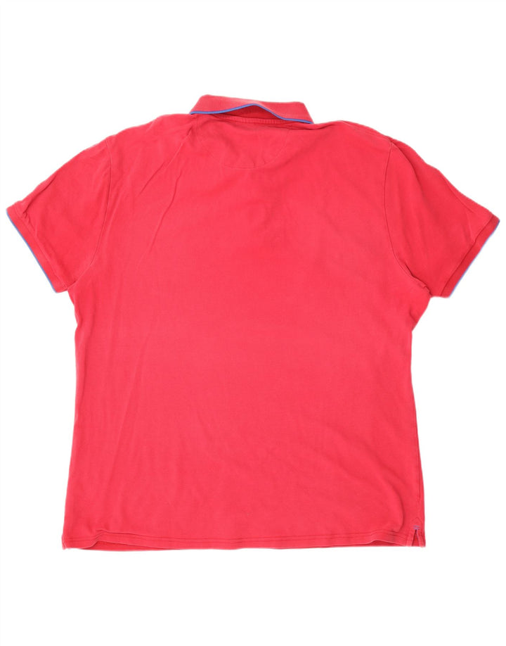 Męska koszulka polo North Sails 2XL, różowa, bawełniana