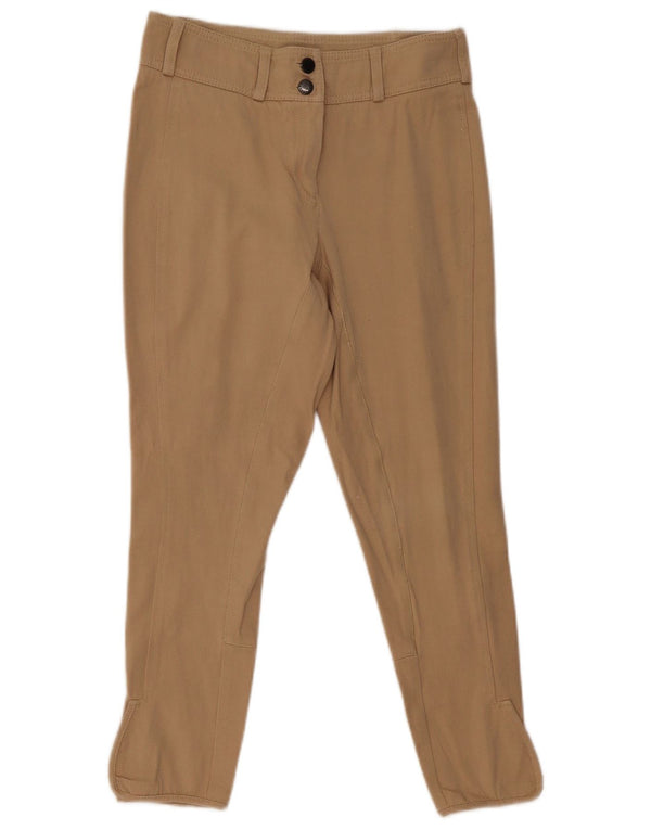 Spodnie damskie Barbour Slim Casual UK 10 Small W30 L26 Beżowa bawełna