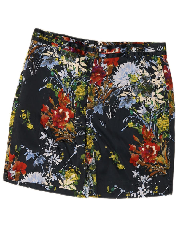 Męskie hawajskie spodenki chino Zara EU 42 duże W32 wielokolorowe kwiaty