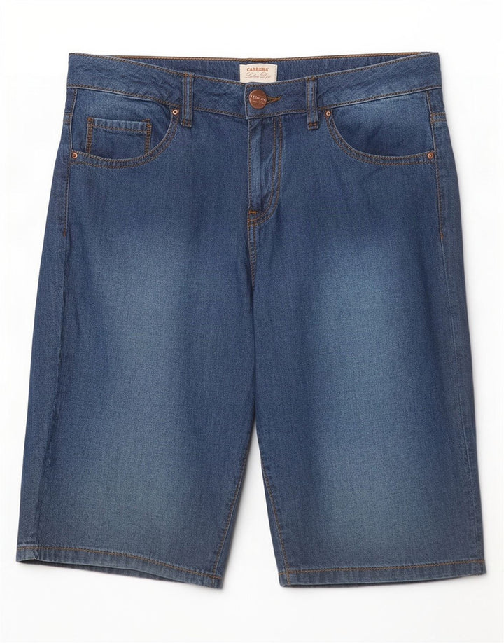 Damskie spodenki jeansowe Carrera W27 Small Blue Cotton