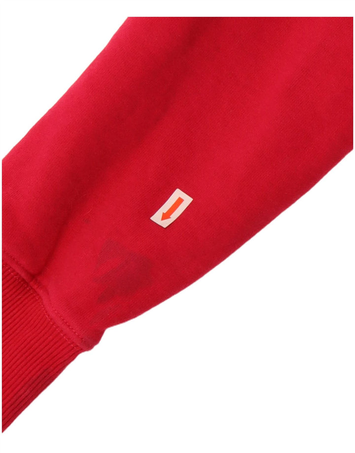 Damski sweter z kapturem Superdry, UK 14, średni różowy, bawełniany