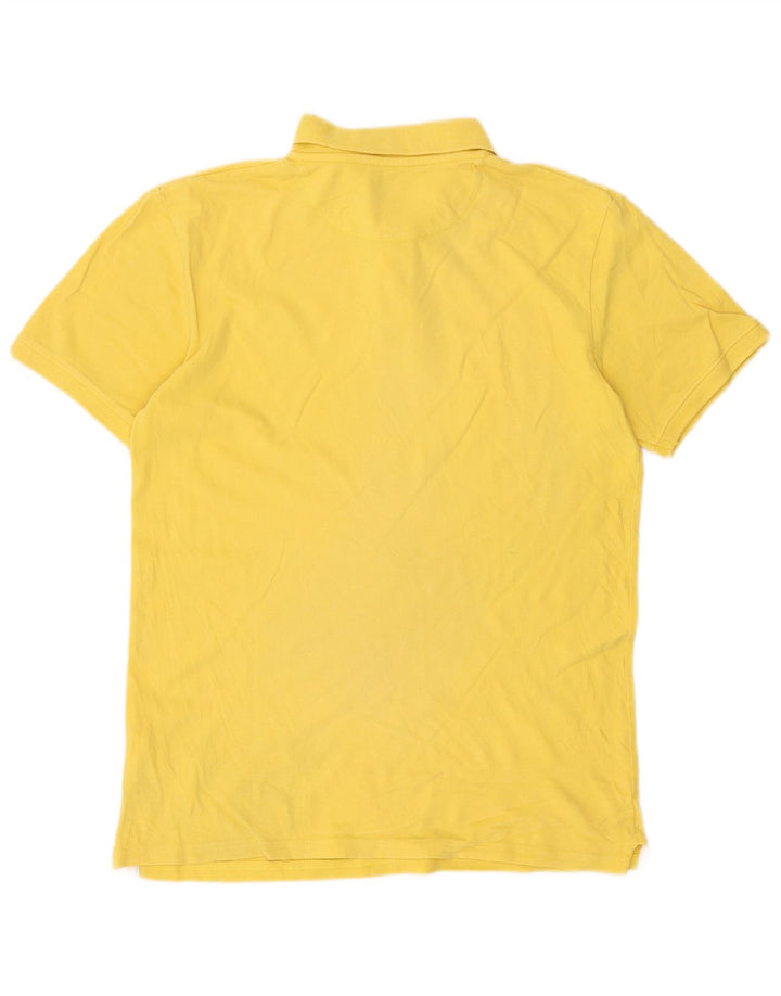 Męska koszulka polo Timberland Slim Fit, średnia żółta bawełna